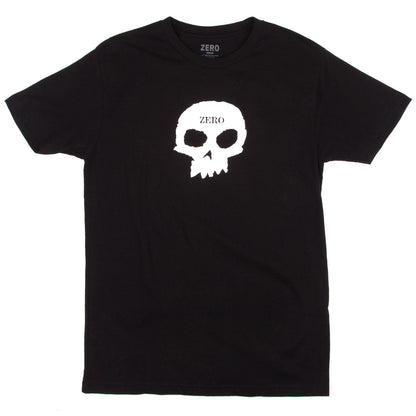 Zero Single Skull T-Shirt - Black